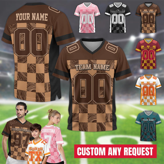 Custom Name Number Logo Football Jersey for Men Women Kids, Personalized Football Jersey Uniform  Football Fans Lovers Concert Jersey