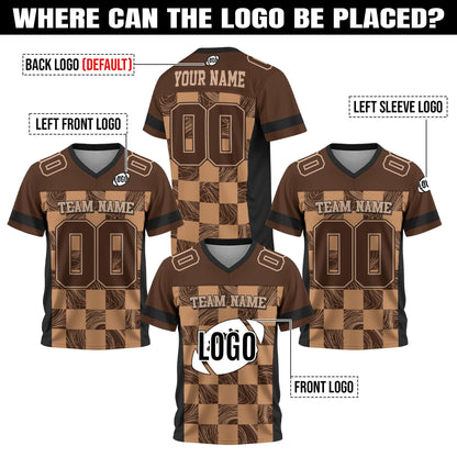 Custom Name Number Logo Football Jersey for Men Women Kids, Personalized Football Jersey Uniform  Football Fans Lovers Concert Jersey