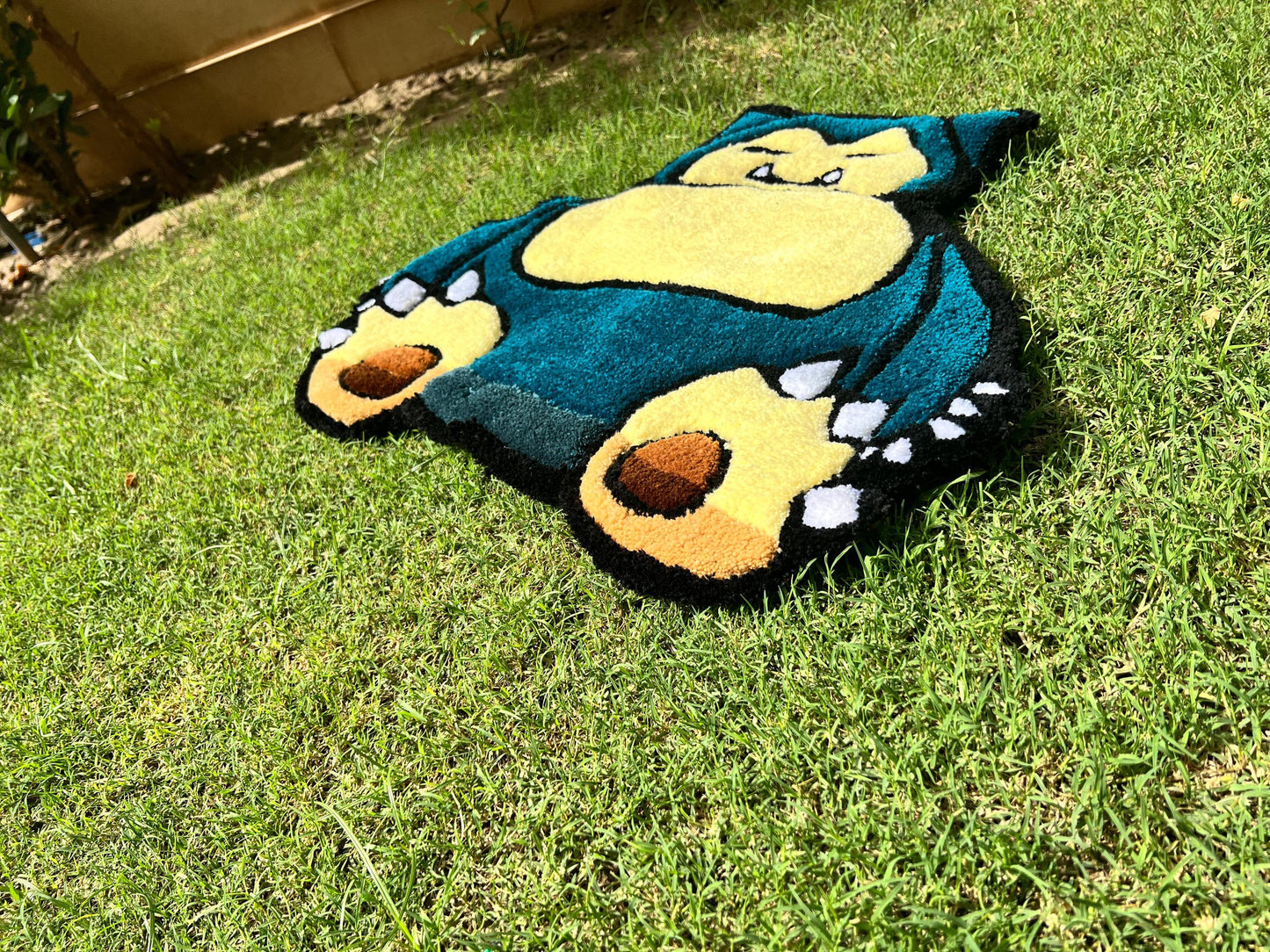 Custom Tufted Rug | Custom Rug | Snorlax Rug | Rug for Bedroom | Personalized Rug | Area Rug | Anime Carpet | Aesthetic Rug for Room