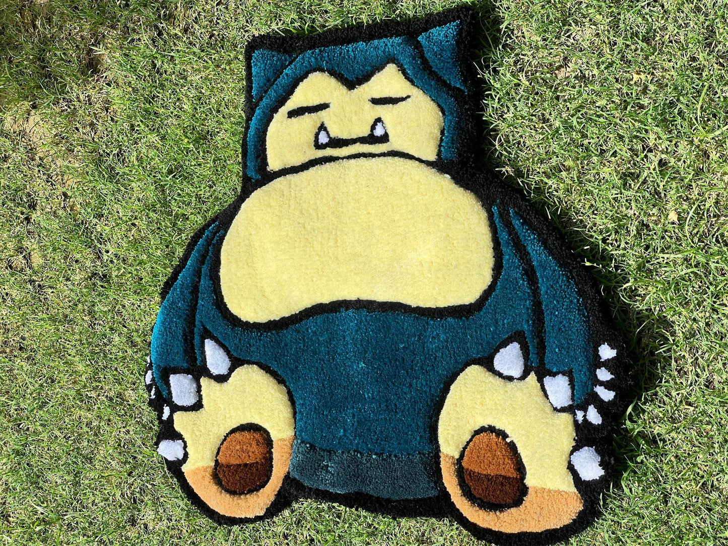 Custom Tufted Rug | Custom Rug | Snorlax Rug | Rug for Bedroom | Personalized Rug | Area Rug | Anime Carpet | Aesthetic Rug for Room