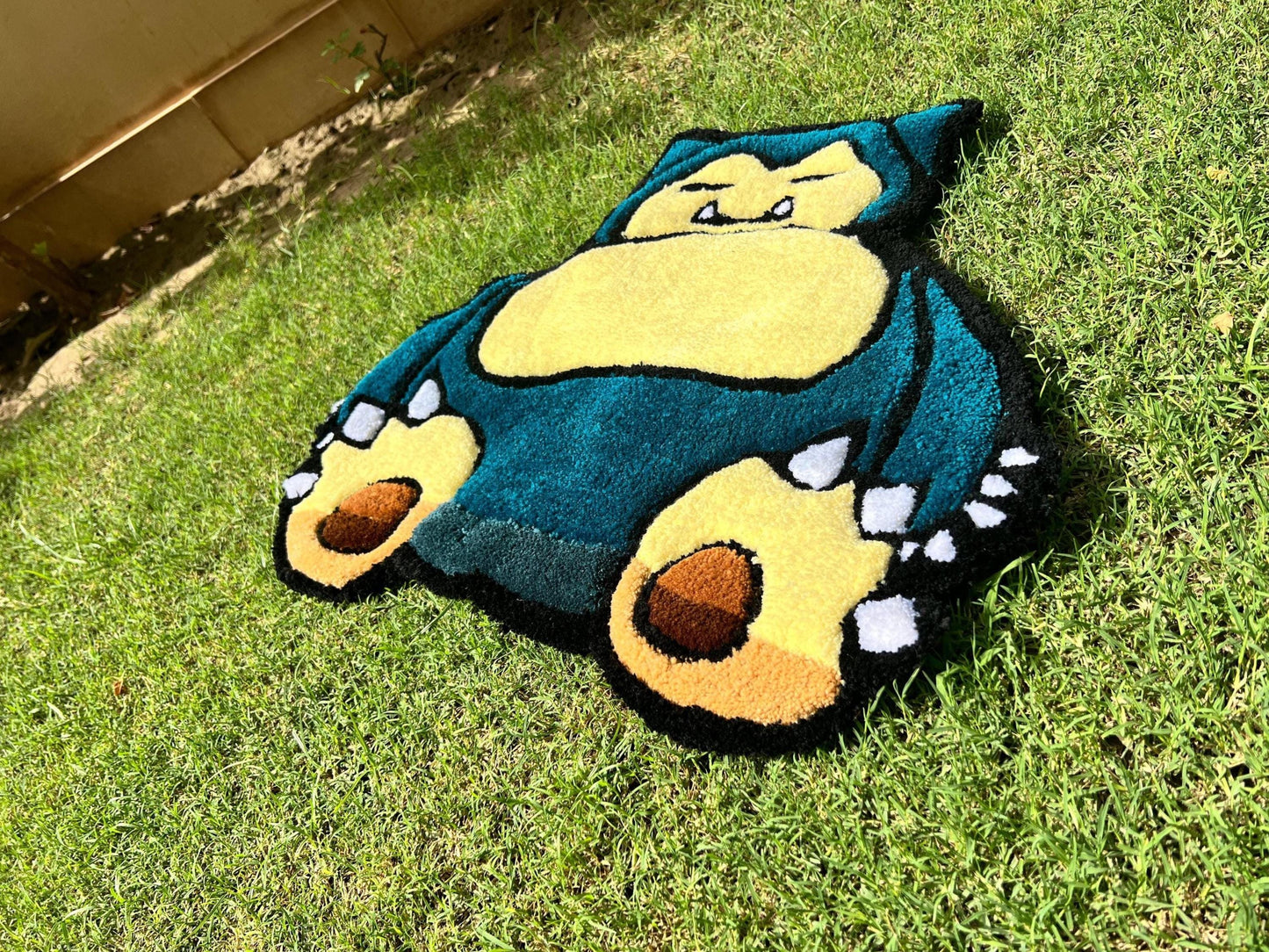 Custom Tufted Rug | Custom Rug | Snorlax Rug | Rug for Bedroom | Personalized Rug | Area Rug | Anime Carpet | Aesthetic Rug for Room