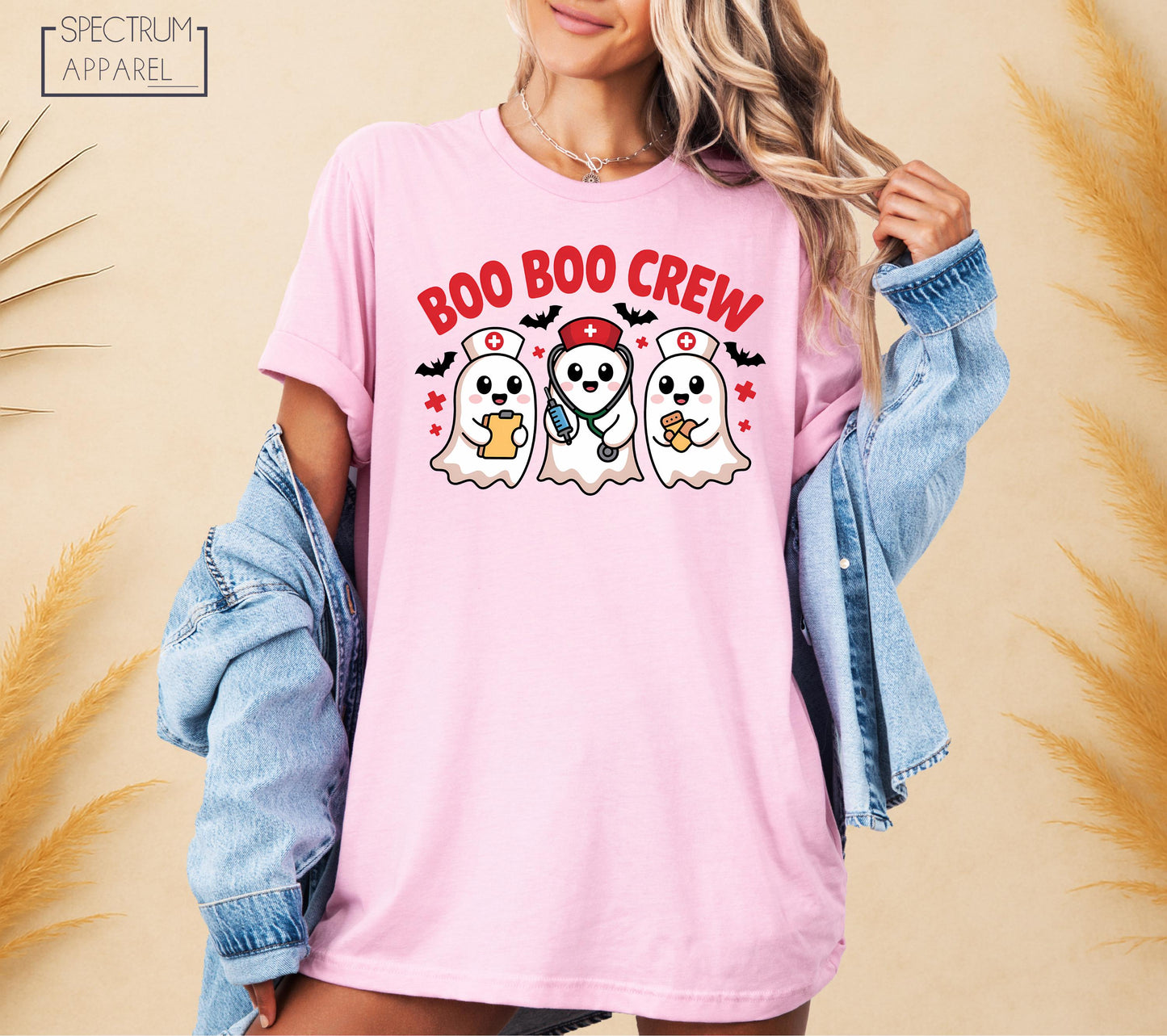 Boo Boo Crew T-Shirt, Boo Boo Crew Halloween Shirt, Cute Boo Boo Crew Shirt, Spooky Nurse Crew Tee, October Nurse Ghost Shirt, Fun Fall Tee
