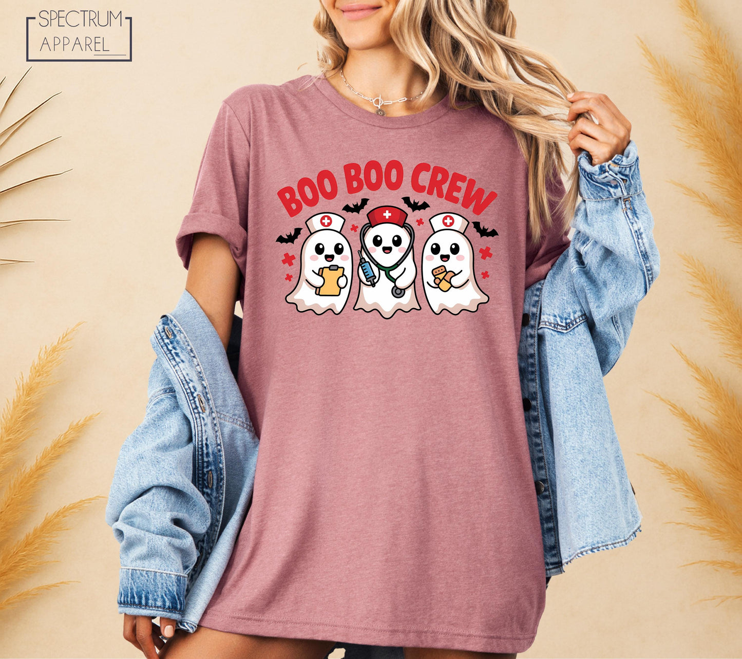 Boo Boo Crew T-Shirt, Boo Boo Crew Halloween Shirt, Cute Boo Boo Crew Shirt, Spooky Nurse Crew Tee, October Nurse Ghost Shirt, Fun Fall Tee