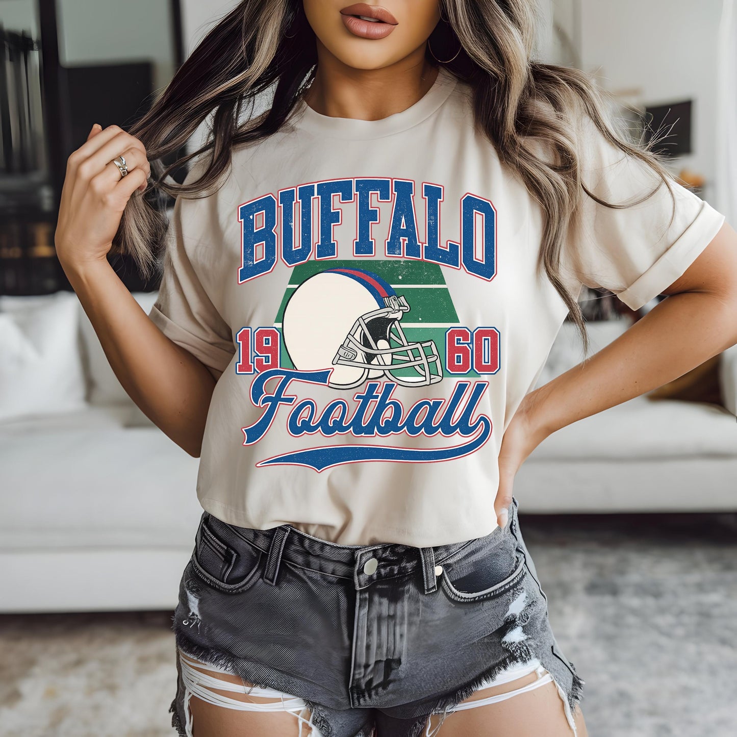 Vintage Buffalo Football Shirt, Buffalo Fan Sweatshirt, Game Day Shirt, Buffalo Football Fan Shirt, New York Sweatshirt