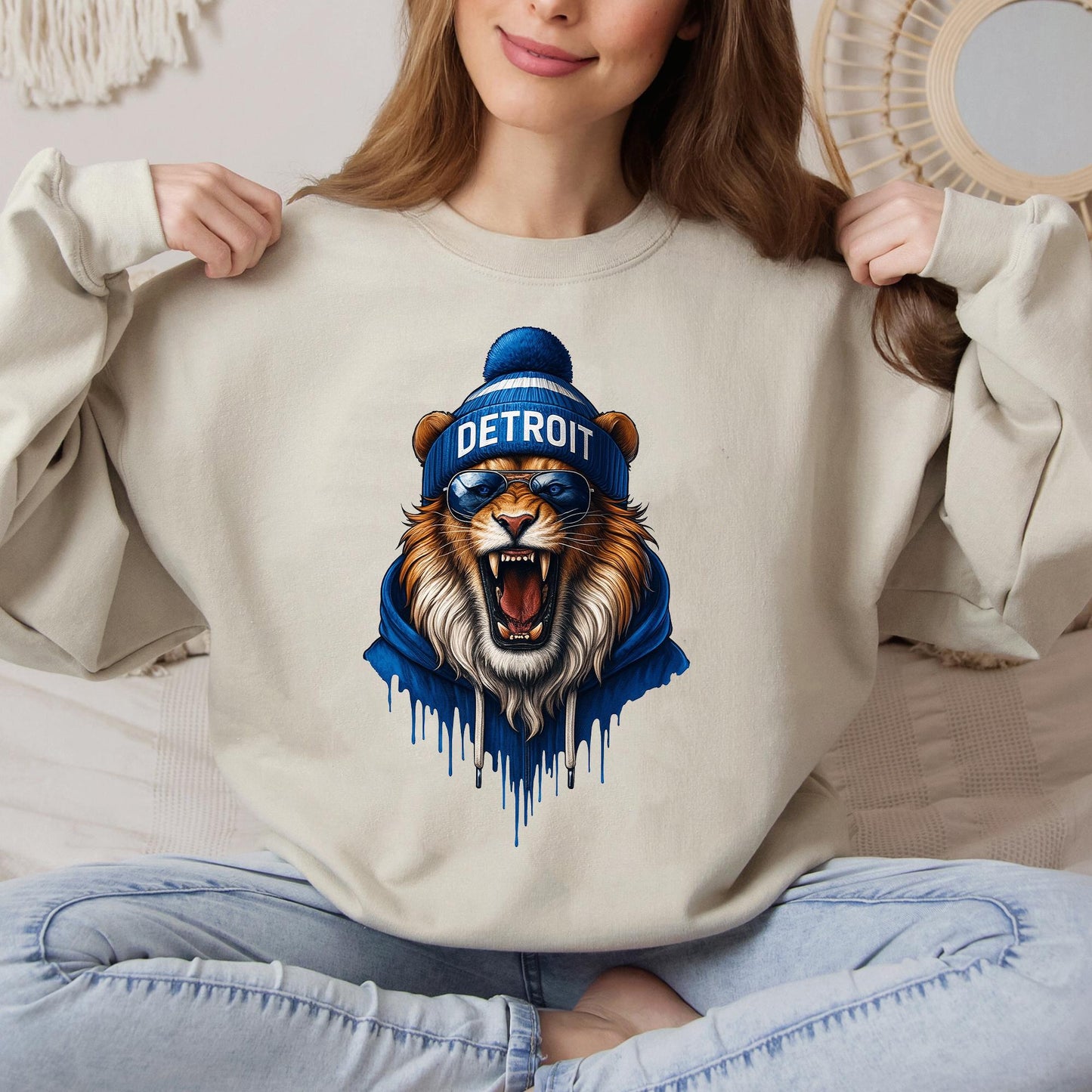 Detroit Football Shirt, Detroit Football Sweatshirt, Vintage Style Detroit Football Sweatshirt, Sunday Football, Game Day Shirt, Super Bowl.