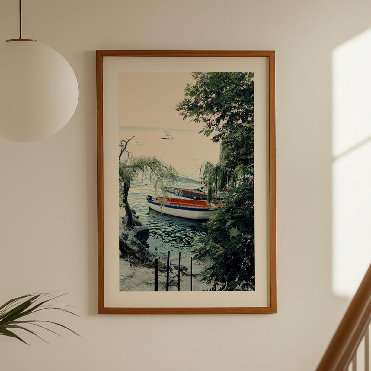 Sailing Boat Photography Print: Scenic Summer Wall Art