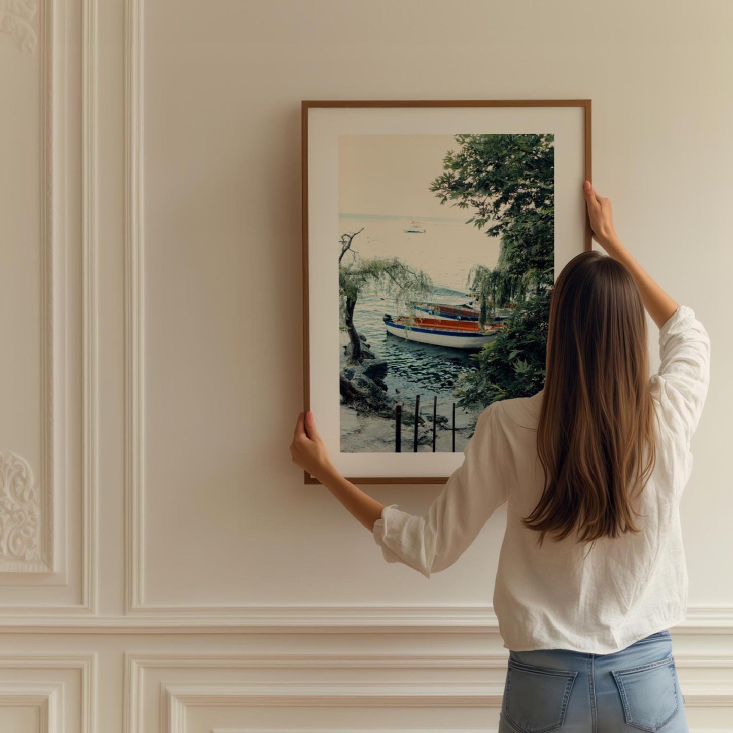 Sailing Boat Photography Print: Scenic Summer Wall Art