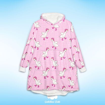 Pastel Silly Goose Hooded Blanket