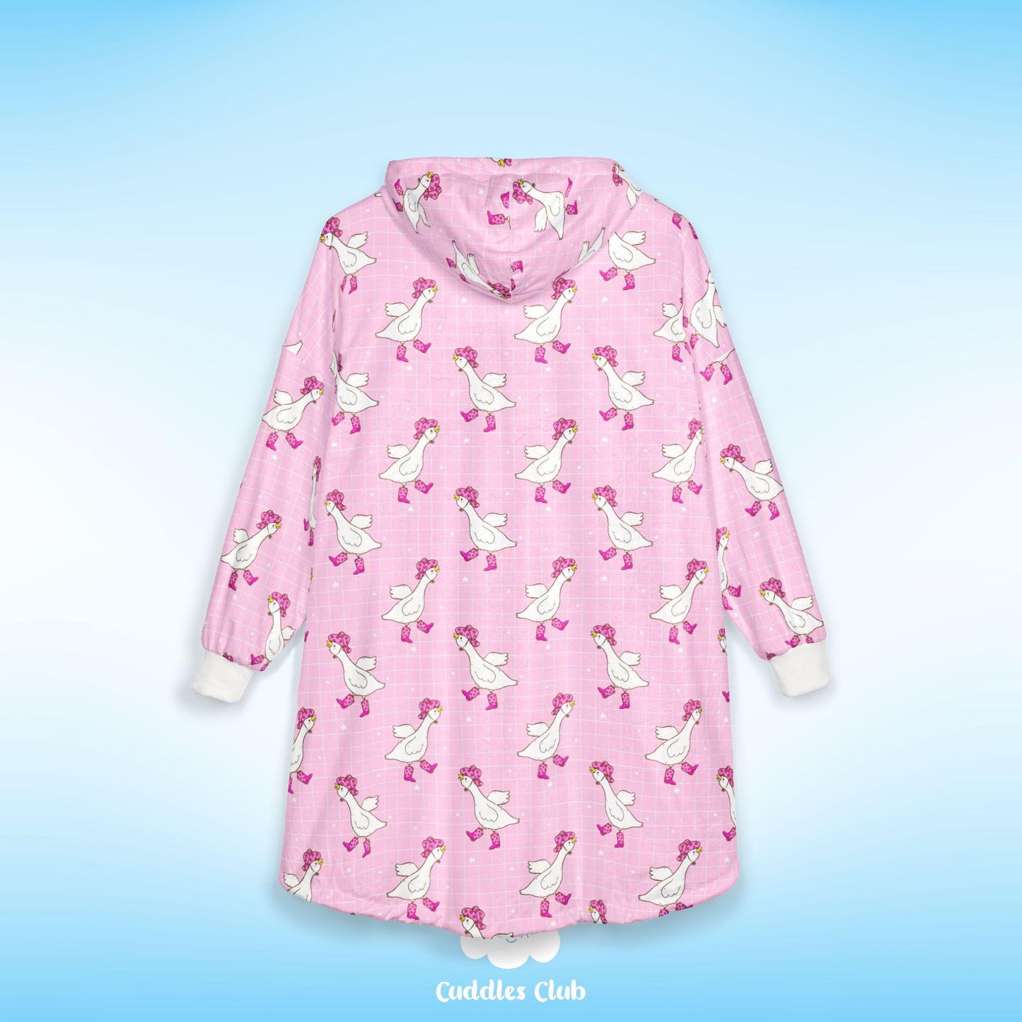 Pastel Silly Goose Hooded Blanket