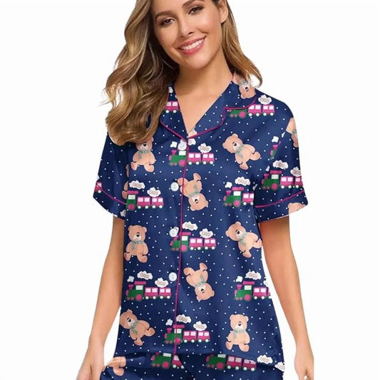 Kpop Demon Hunters Rumi Choo Choo Satin Pajamas Set, Rumi Kpop Demon Hunters Sleepwear  Pajamas Set