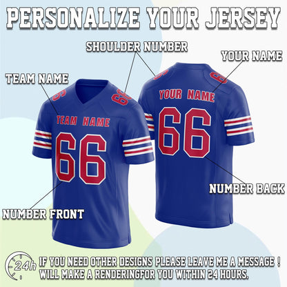 Custom Football Jersey: Personalized Stitched Team Uniform, Your Name & Number