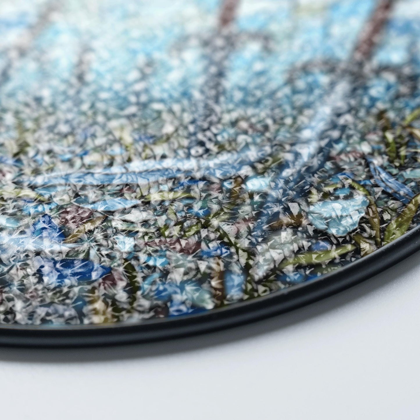 Sword field stained glass fantasy suncatcher mystical decor gift for him birthday Halloween gift