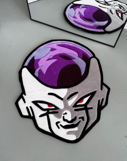 Villain-Inspired Tufted Rug: Anime Character Carpet, Gamer Gift