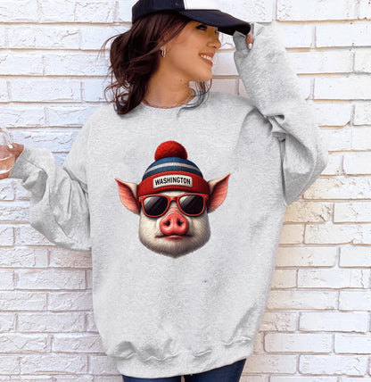 Vintage Washington Football Sweatshirt, Game Day Shirt, Sunday Football Shirt, Washington Crewneck Sweatshirt,Washington Football Shirt.