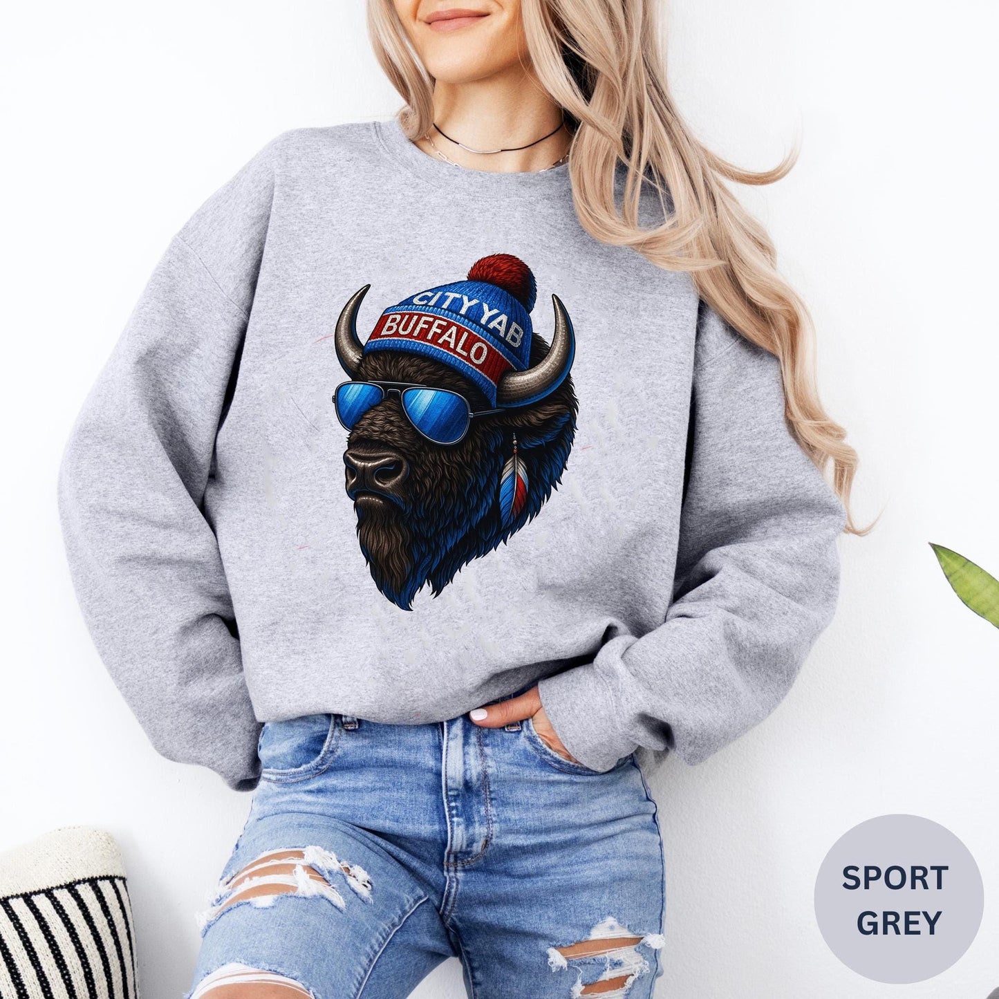 Buffalo Football Sweatshirt, Buffalo Mascot Sweatshirt, Buffalo Football Fan Shirt, Trendy Game Day Gift Tee, Retro Sports Fan Shirt