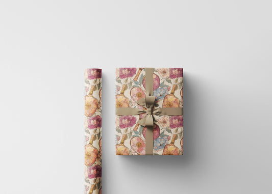 Pickleball Gift Wrapping Paper for Players, Colorful Sports Wrap Sheet for Pickleball Lovers, Pickleball Social Club Gift Accessories