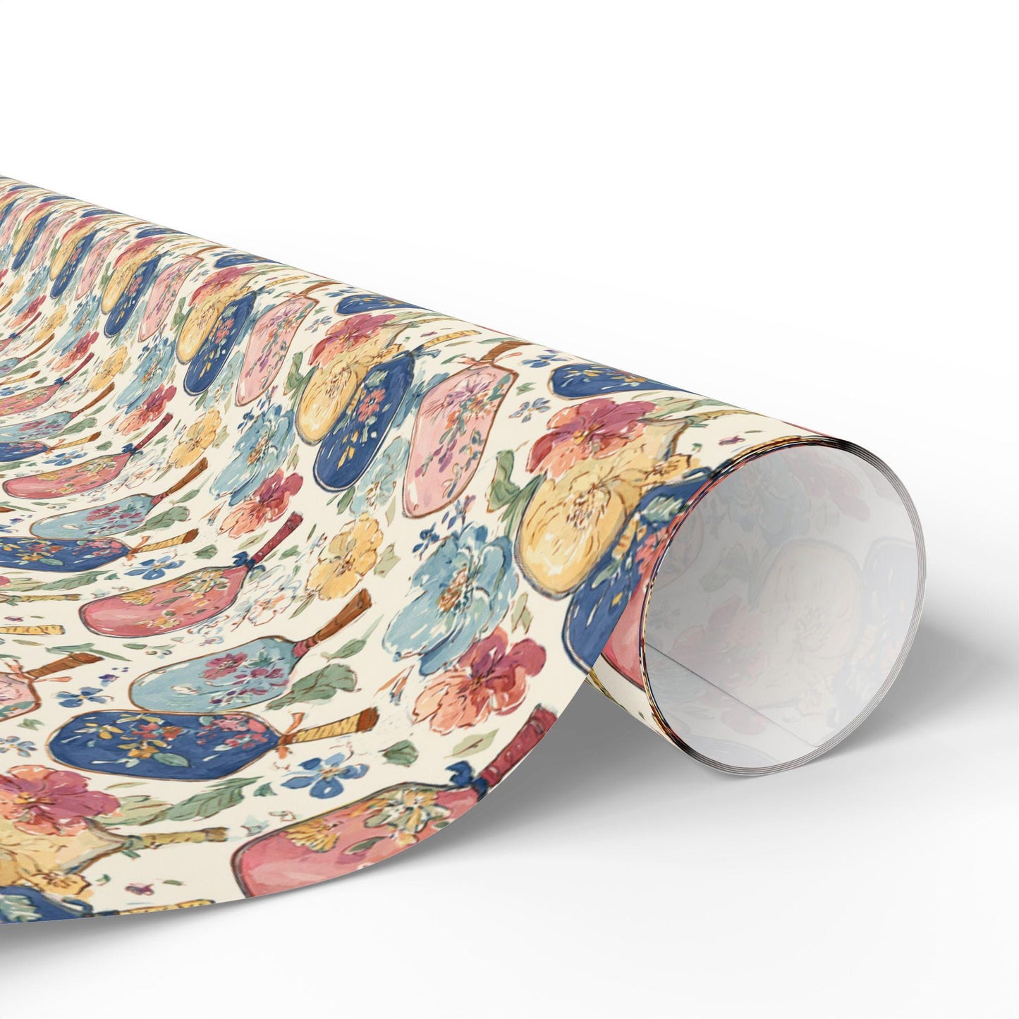 Pickleball Wrapping Paper Sheet for Sports Fans and Players, Pickleball Social Club Gift Wrap for Pickleball Parties Gift Packaging