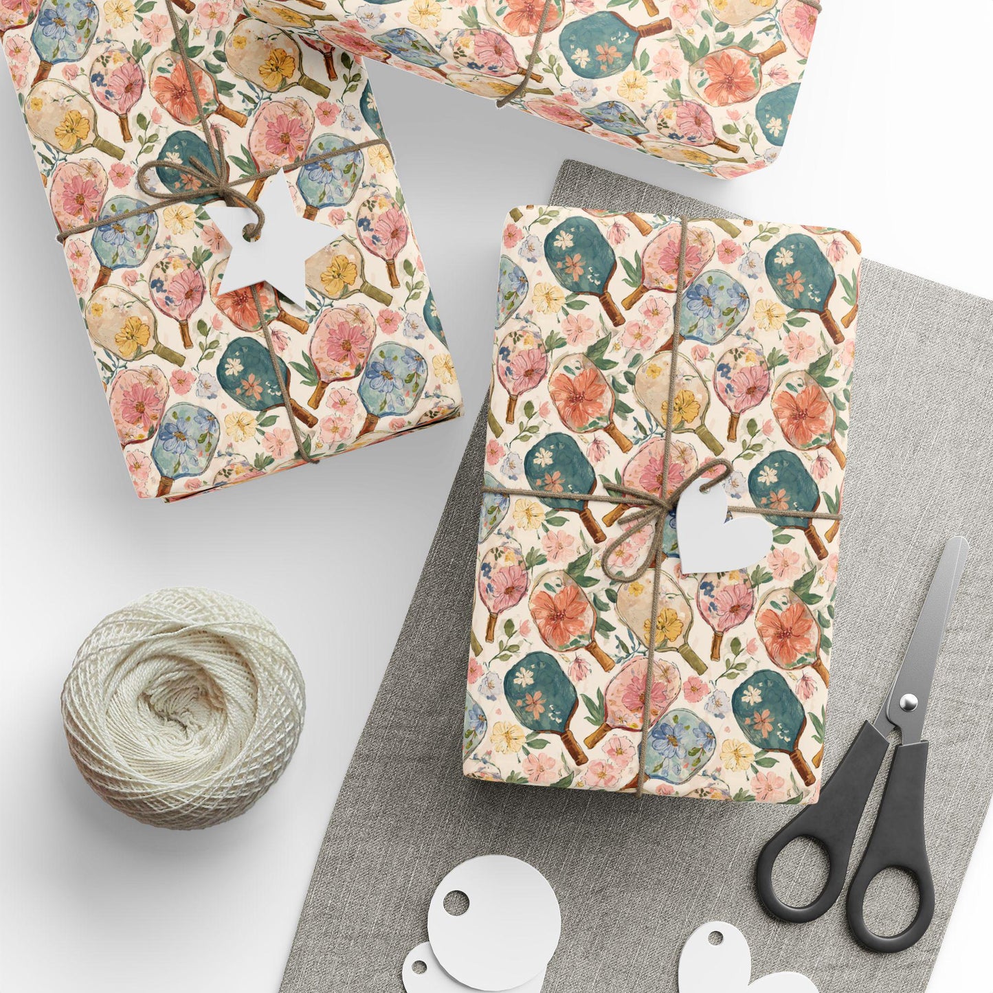 Pickleball Wrapping Paper Sheet for Sports Fans and Players, Vibrant Gift Wrap for Pickleball Parties, Pickleball Gift Packaging