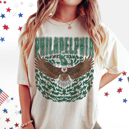Philadelphia Football Skull Vintage Shirt