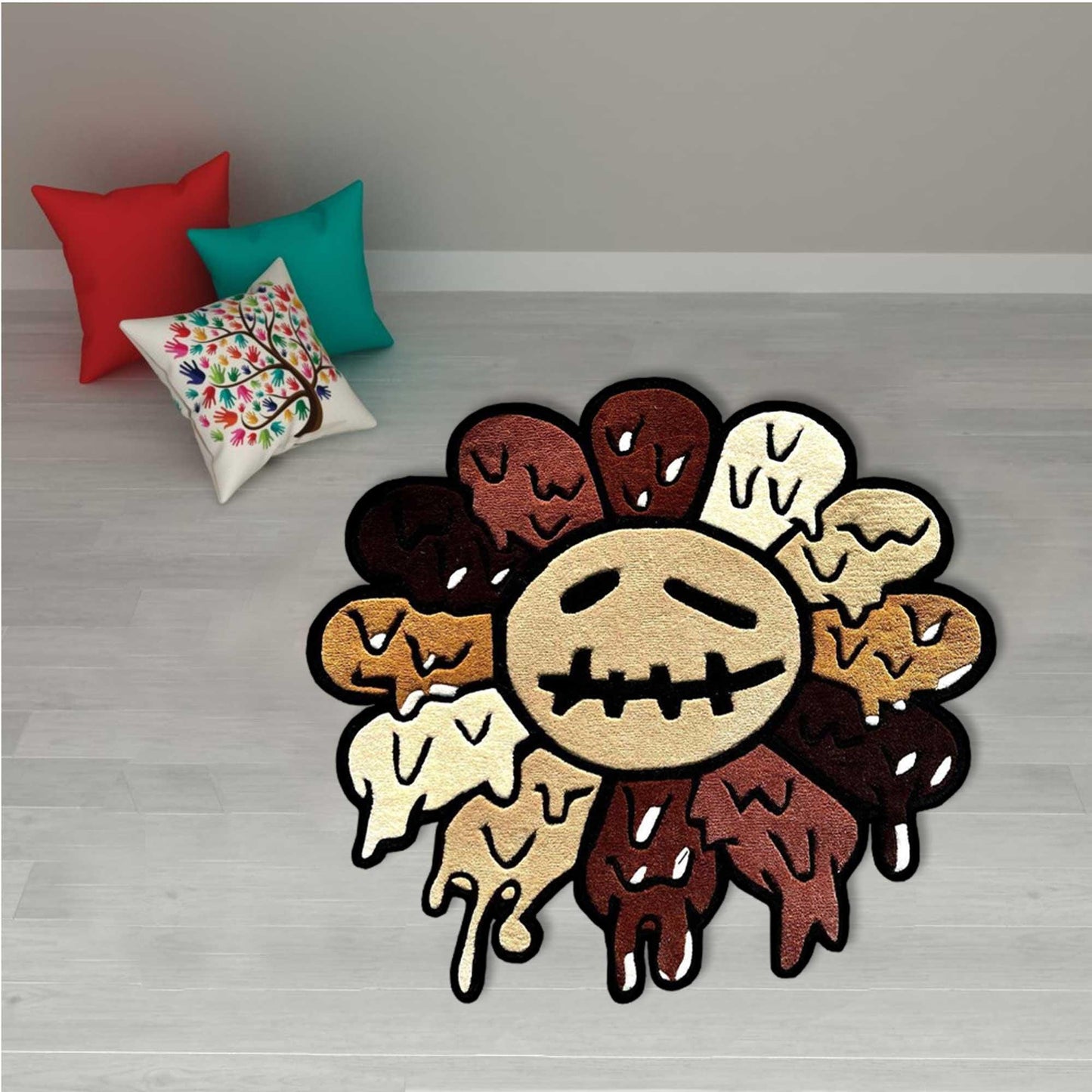 Travis Scott, Cactus Jack, Astroworld, Washable, Area Runner Rugs, Living Room Carpet, Album Covers, t scott murakami rug, custom rug