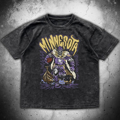 Minnesota Football Skull Vintage Shirt