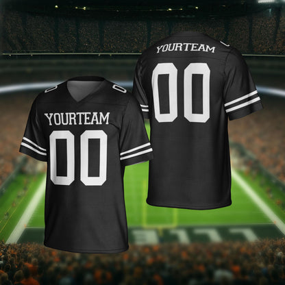 Personalized Team Name Number Football Jersey Shirt, Customized Jersey Gift for Sport Fan, Uniform Game Day Outfit, Birthday Gift For Him