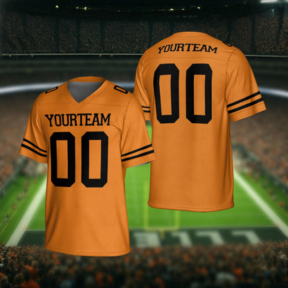 Personalized Team Name Number Football Jersey Shirt, Customized Jersey Gift for Sport Fan, Uniform Game Day Outfit, Birthday Gift For Him