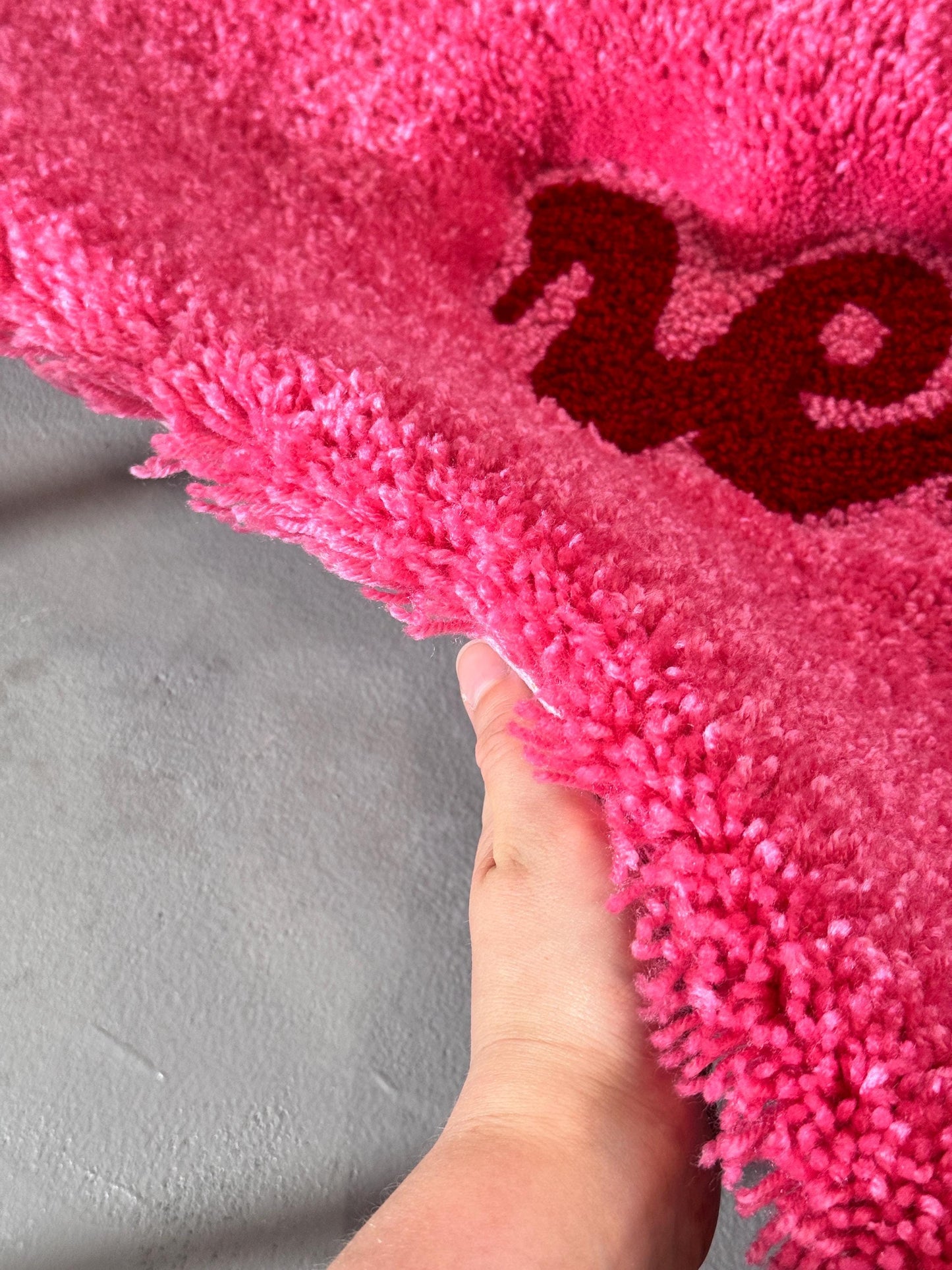 Fluffy Heart Shape 3D Tufted Rug, Library Decor, Reading Aesthetic, Reading Nook, Cozy Decor, Books Lover Gift, Gift For Her, Book Tok