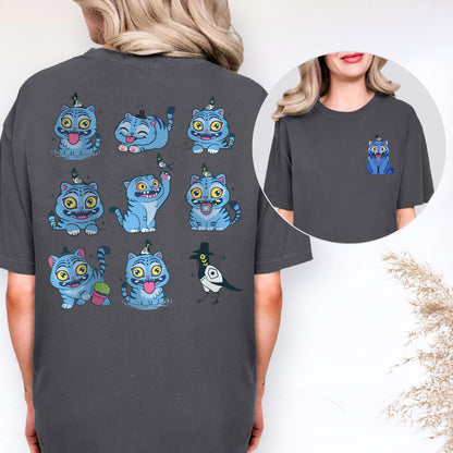 Kpop Demon Hunters Tiger Comfort Colors Shirt, Demon Hunter Tiger Tee, Kpop Huntrix Pin Shirt, Jinu Manga Shirt, Saja Girls Fan, Anime Shirt