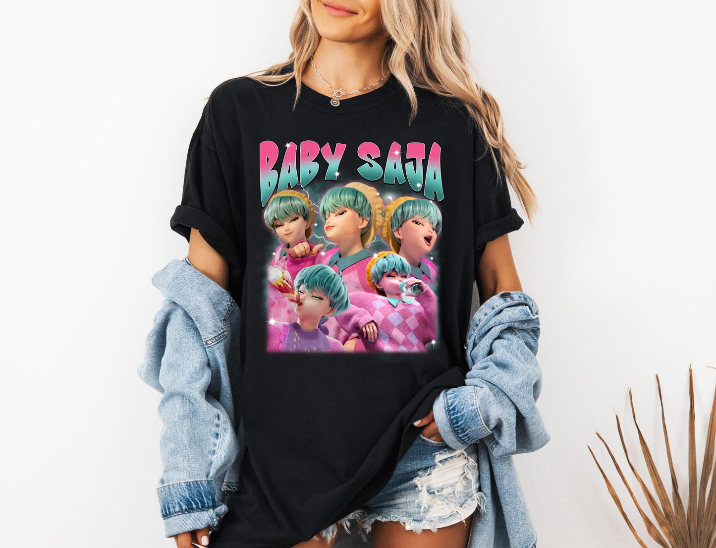 Retro Baby Saja Bootleg Shirt: Comfort Tee, Kpop Fan Gift