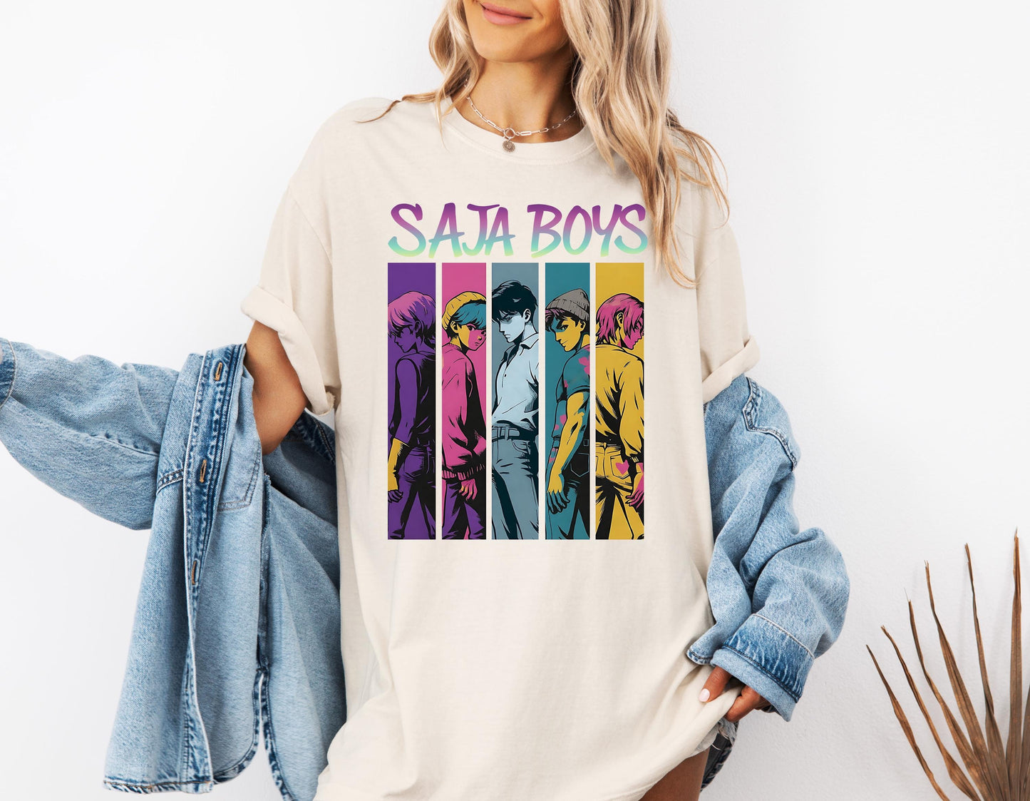 Saja Boys Boy Band Shirt, Kpop Demon Hunters Movie Shirt, Bootleg Retro Movie Shirt, Demon Hunters Merch Shirt, Kpop Saja Boys Shirt