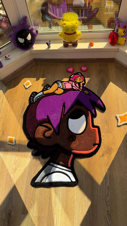 3.5 ft ~105 cm Custom tufted rug – Album Cover Carpet, Handmade Fluffy Rug, Meme Decor for Bedroom or Living Room, Cute Gift for Fans