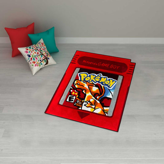 Red Game Cartridge rug,Blue Game Cartridge rug, Custom Anime Rug,Gamer rug, video game rug,Game Room Decor,Play Room Rug,Custom Rug, Pc Game