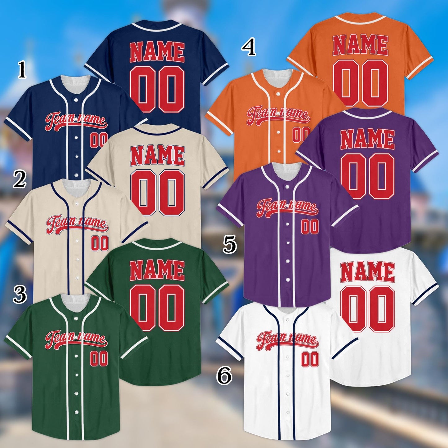 Personalized Baseball Jersey Team, Awesome Custom Jersey Collection, Custom Team Name And Number Baseball Jersey, Baseball Jersey For Fans