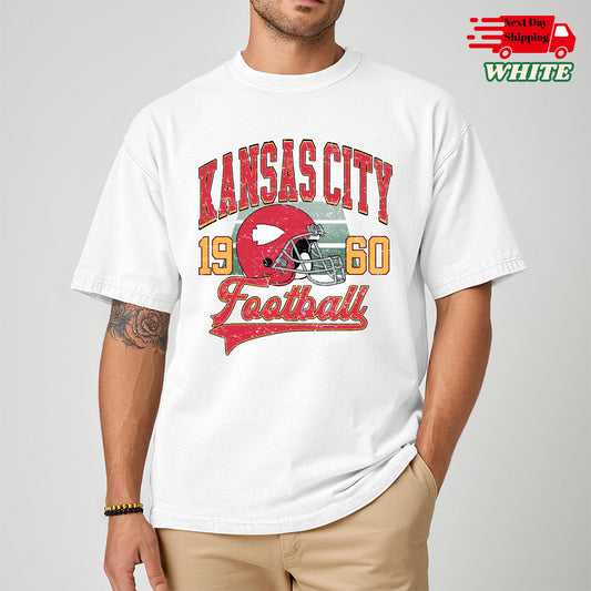 Comfort Colors Kansas City Football Shirt: Trendy Game Day Tee