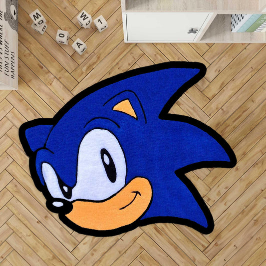 Shadow the Hedgehog Carpet, Soft round sonic gamecube rug, sonic fan gift, Sonic gift, Video game gift idea, Sonic Adventure, custom CD rug