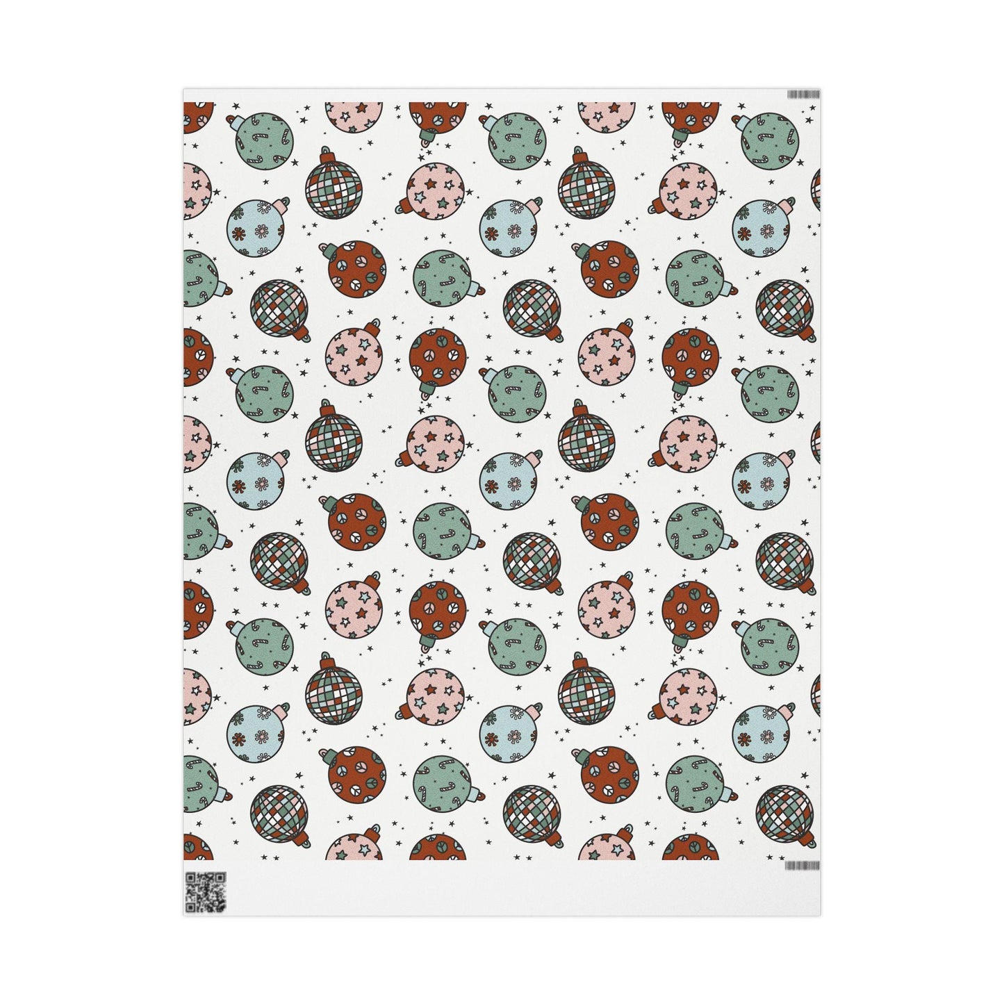 Retro Christmas wrapping paper Unique Vintage Christmas Wrapping Paper Roll, Holiday Gift Wrap with Retro groovy Design