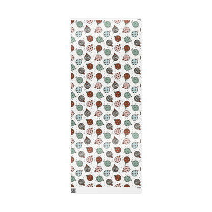 Retro Christmas wrapping paper Unique Vintage Christmas Wrapping Paper Roll, Holiday Gift Wrap with Retro groovy Design