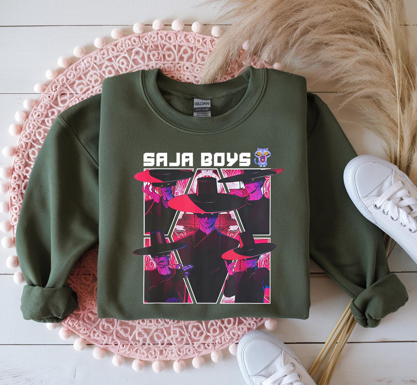 Saja Boys Boy Band Shirt, Kpop Demon Hunters Movie Shirt, Bootleg Retro Movie Shirt, Demon Hunters Merch Shirt, Kpop Saja Boys Shirt