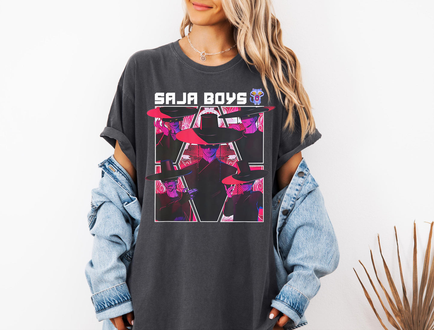 Saja Boys Boy Band Shirt, Kpop Demon Hunters Movie Shirt, Bootleg Retro Movie Shirt, Demon Hunters Merch Shirt, Kpop Saja Boys Shirt