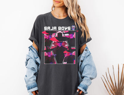 Saja Boys Boy Band Shirt, Kpop Demon Hunters Movie Shirt, Bootleg Retro Movie Shirt, Demon Hunters Merch Shirt, Kpop Saja Boys Shirt