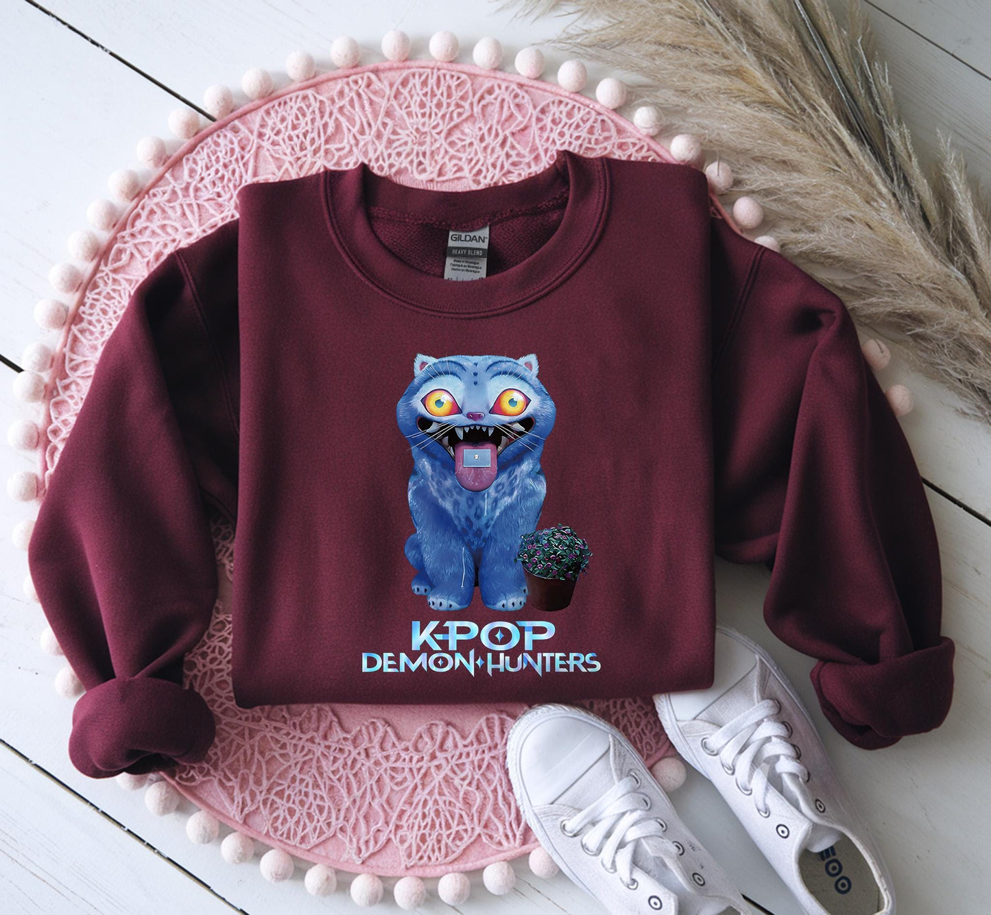 Kpop Demon Hunters Tiger Comfort Colors Shirt, Demon Hunter Tiger Tee, Kpop Huntrix Pin Shirt, Jinu Manga Shirt, Saja Girls Fan, Anime Shirt