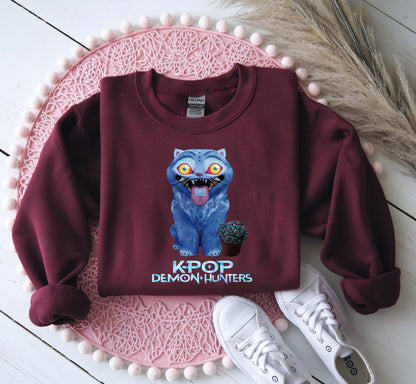 Kpop Demon Hunters Tiger Comfort Colors Shirt, Demon Hunter Tiger Tee, Kpop Huntrix Pin Shirt, Jinu Manga Shirt, Saja Girls Fan, Anime Shirt