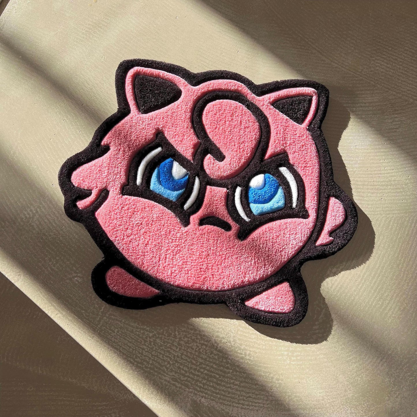 Pink Cute Handmade Tufted Rug - Perfect Gift for Kids, Friends and Cartoon Fans