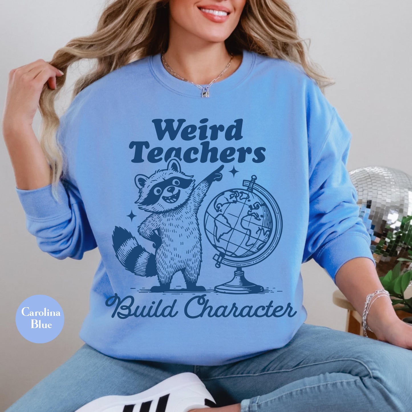 Weird Teachers Build Characters Sweatshirt, Teacher Shirt, Teacher Gift, Funny Teacher Shirt, Teacher Appreciation, Back to School