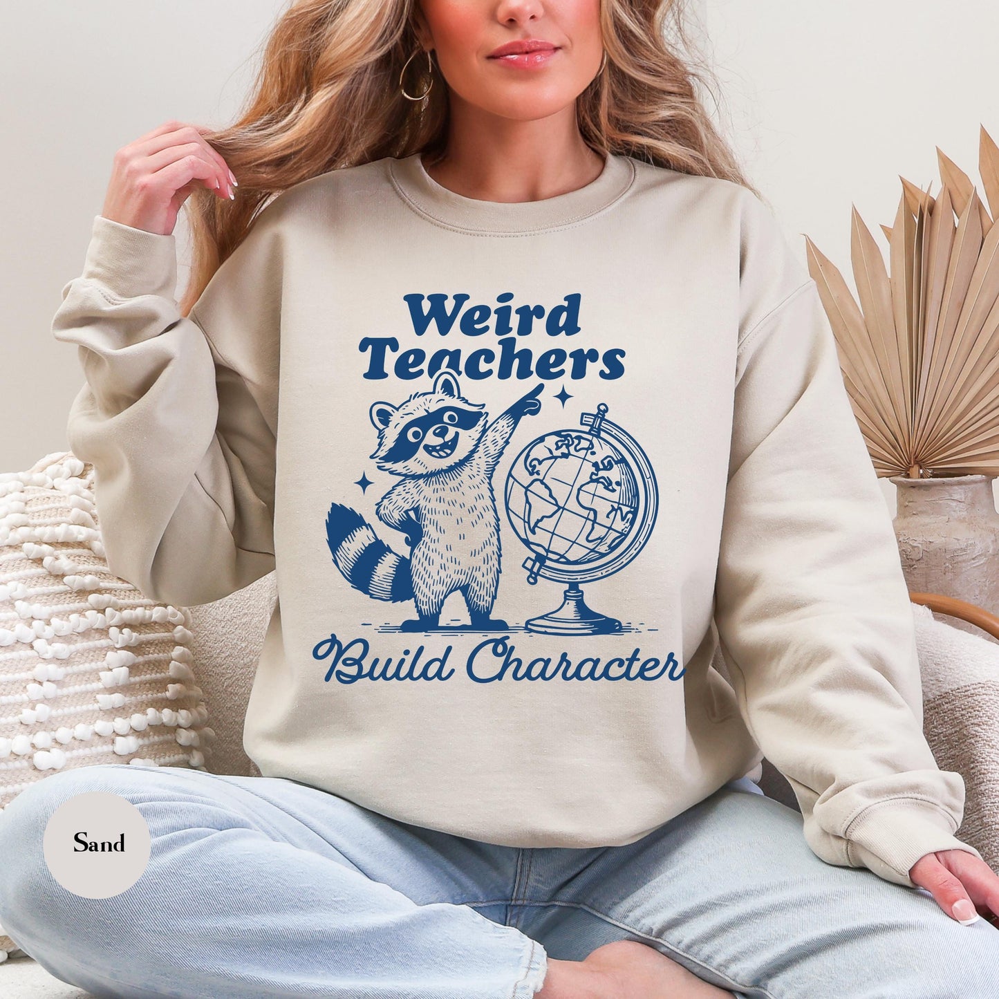 Weird Teachers Build Characters Sweatshirt, Teacher Shirt, Teacher Gift, Funny Teacher Shirt, Teacher Appreciation, Back to School
