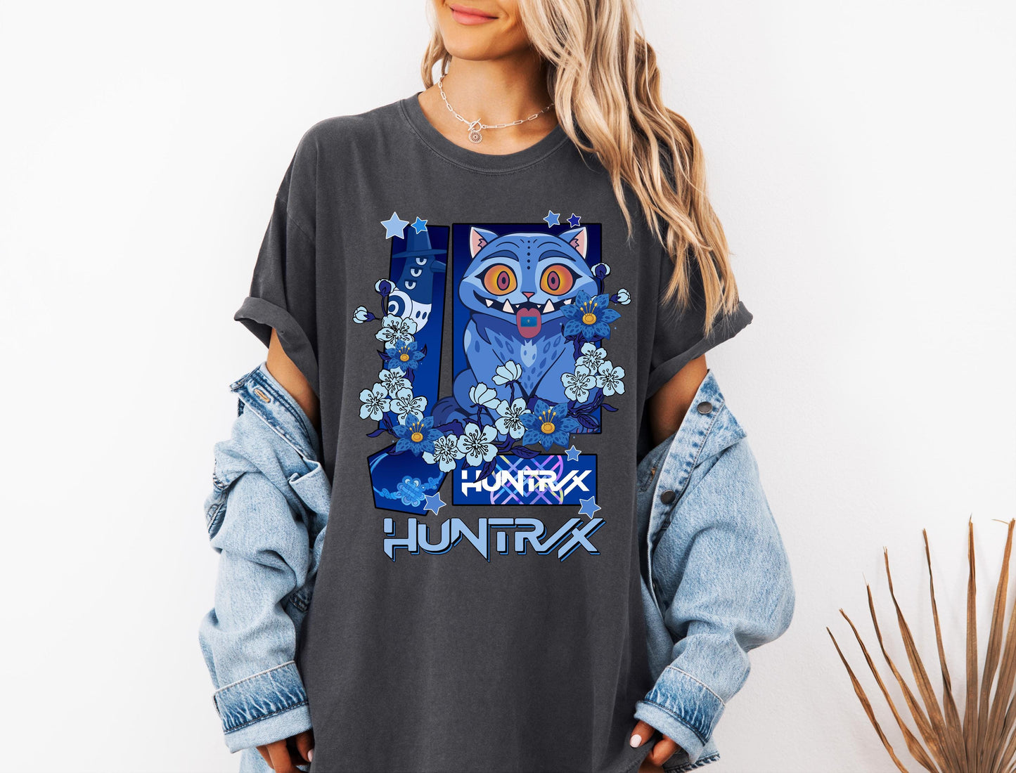 Kpop Demon Hunters Tiger Shirt, Demon Hunter Tiger Tee, Kpop Huntrix Pin Shirt, Jinu Manga Shirt, Saja Girls Fan, Anime Shirt