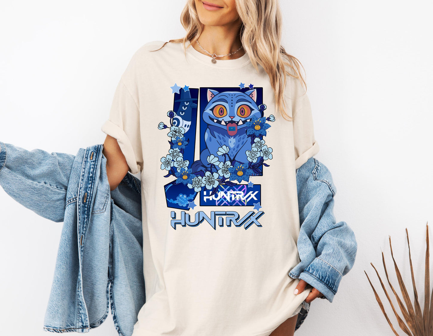 Kpop Demon Hunters Tiger Shirt, Demon Hunter Tiger Tee, Kpop Huntrix Pin Shirt, Jinu Manga Shirt, Saja Girls Fan, Anime Shirt