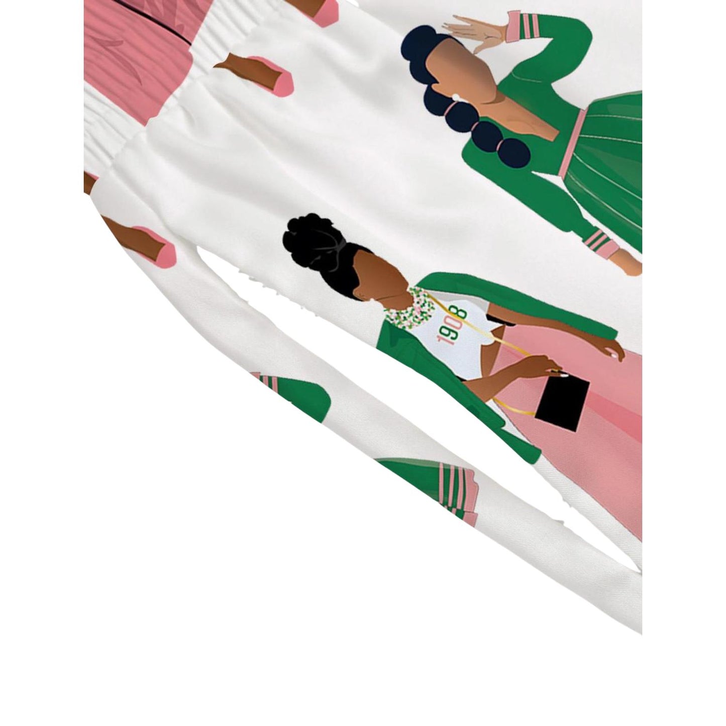 Sisterhood-Inspired Satin Pajama Set For Women HVNHWA98  Pajamas Set