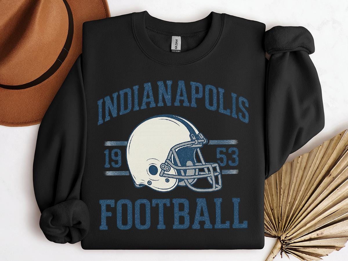 Indianapolis Football 90s Sweatshirt, Indianapolis Shirt, Sunday Football Shirt, Indianapolis Football Fan Shirt,Indianapolis Game Day Shirt
